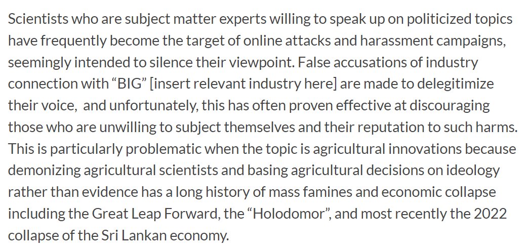 Excellent blogpost by @BioBeef on 1) the new @FAO report on livestock systems, and 2) the bullying of scientists who dare to speak up on politicized topics, upsetting ideological (and other) agendas. 
Mentions the #DublinDeclaration. 
biobeef.faculty.ucdavis.edu/2023/12/11/col…