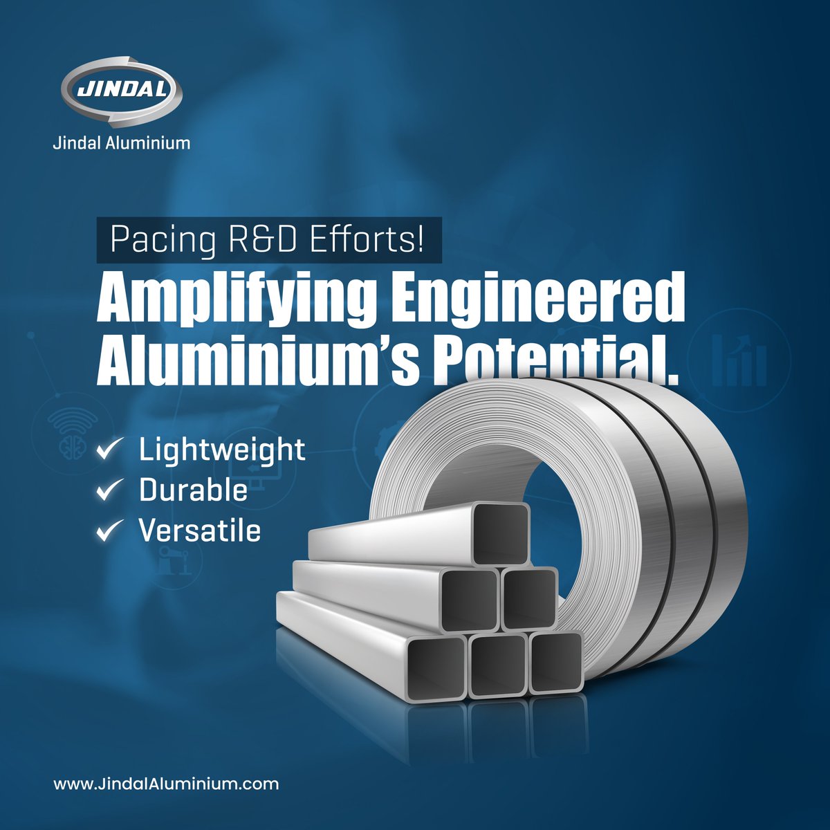 jindalaluminium's tweet image. India&apos;s journey in aluminium technology is just beginning. With only a fraction of its 3,000 global applications explored, immense potential is waiting to be unlocked. At Jindal Aluminium Limited, we are at the forefront of this exploration. Boasting advanced manufacturing units…