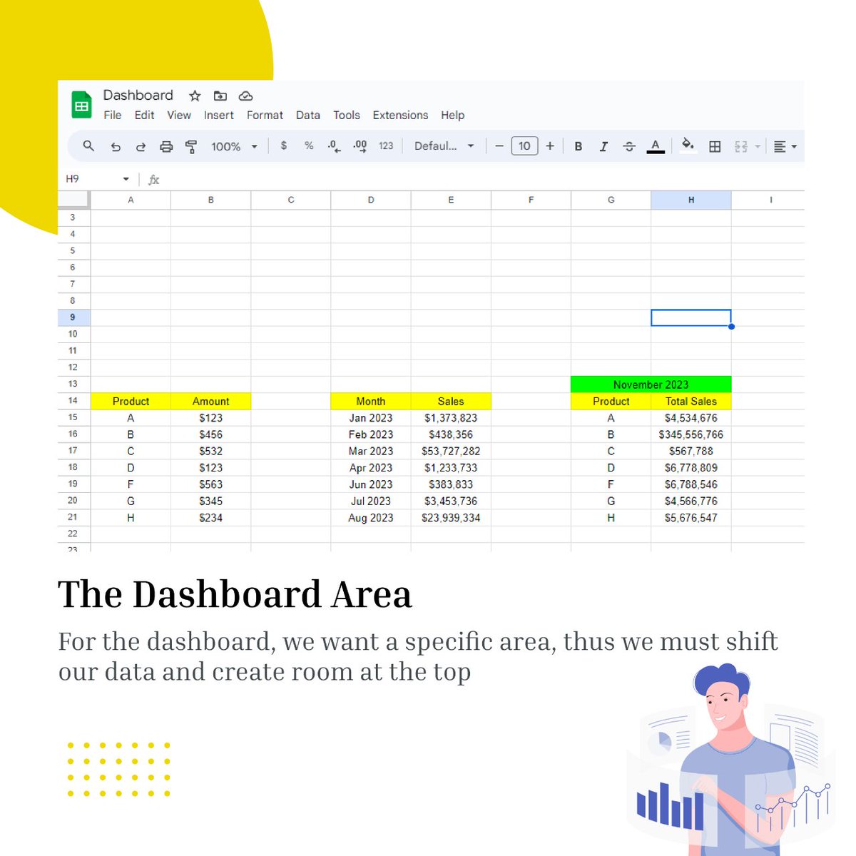 JS_Tigers's tweet image. i.mtr.bio/js-tigers

📊✨ Elevate Your Data Game with Google Sheets Dashboards! 🚀📈 Unlock Insights, Tell Your Story.
#DataViz #GoogleSheetsMagic #ChartsAndGraphs