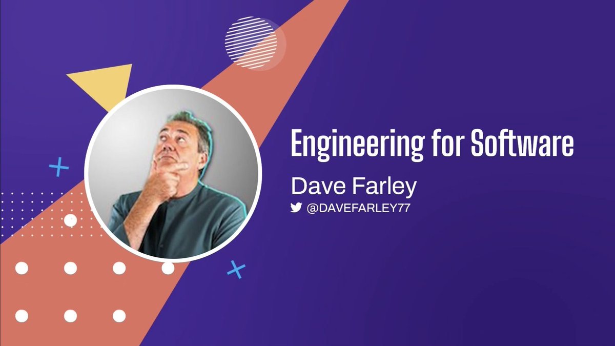 How to Amplify Creativity? Watch this talk about Engineering for Software by Dave Farley: buff.ly/3uM0BNY 

Join us again in 2024, the Blind Bird Sales end on December 16, 2023!