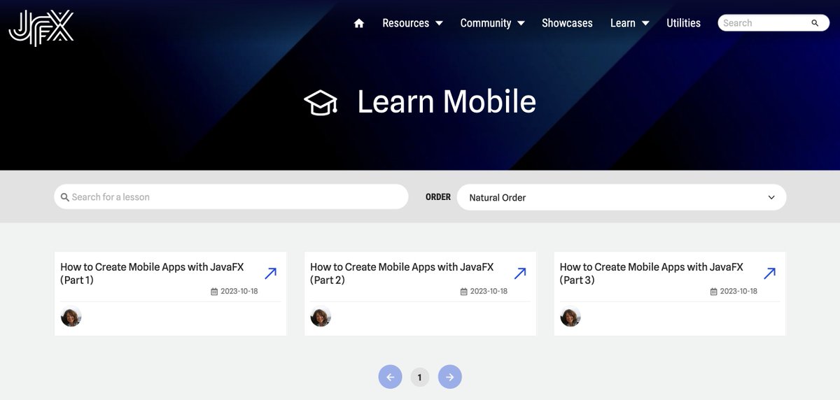 jfxcentral's tweet image. A new section on the website: Learn #JavaFX! Thanks to the content provided by @EdwardAlgorist, @gail_asgteach, @FrankDelporte, you can learn the basics of JavaFX, how to develop for mobile, and experiment with #JavaOnRaspberryPi. More content soon!
jfx-central.com/learn-javafx