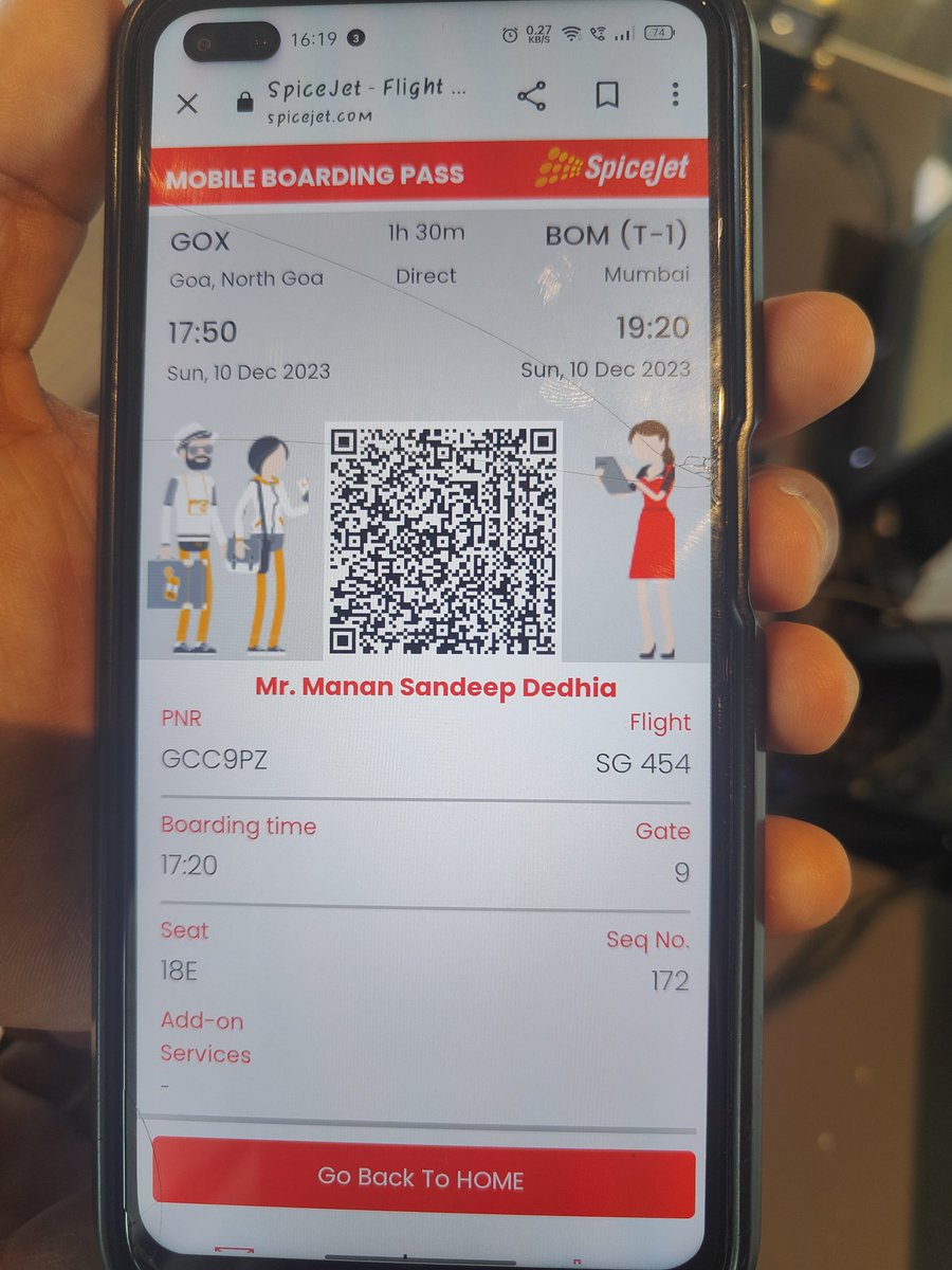 MananDedhiaa's tweet photo. Hi @flyspicejet there is no update regarding my missing baggage for the past 24 hours GOA to MUMBAI My flight no SG 454 dated 10 December 2023.Pnr No. GCC9PZ.  Kindly look into the issue.manan dedhia https://t.co/YEFvMQAkyQ