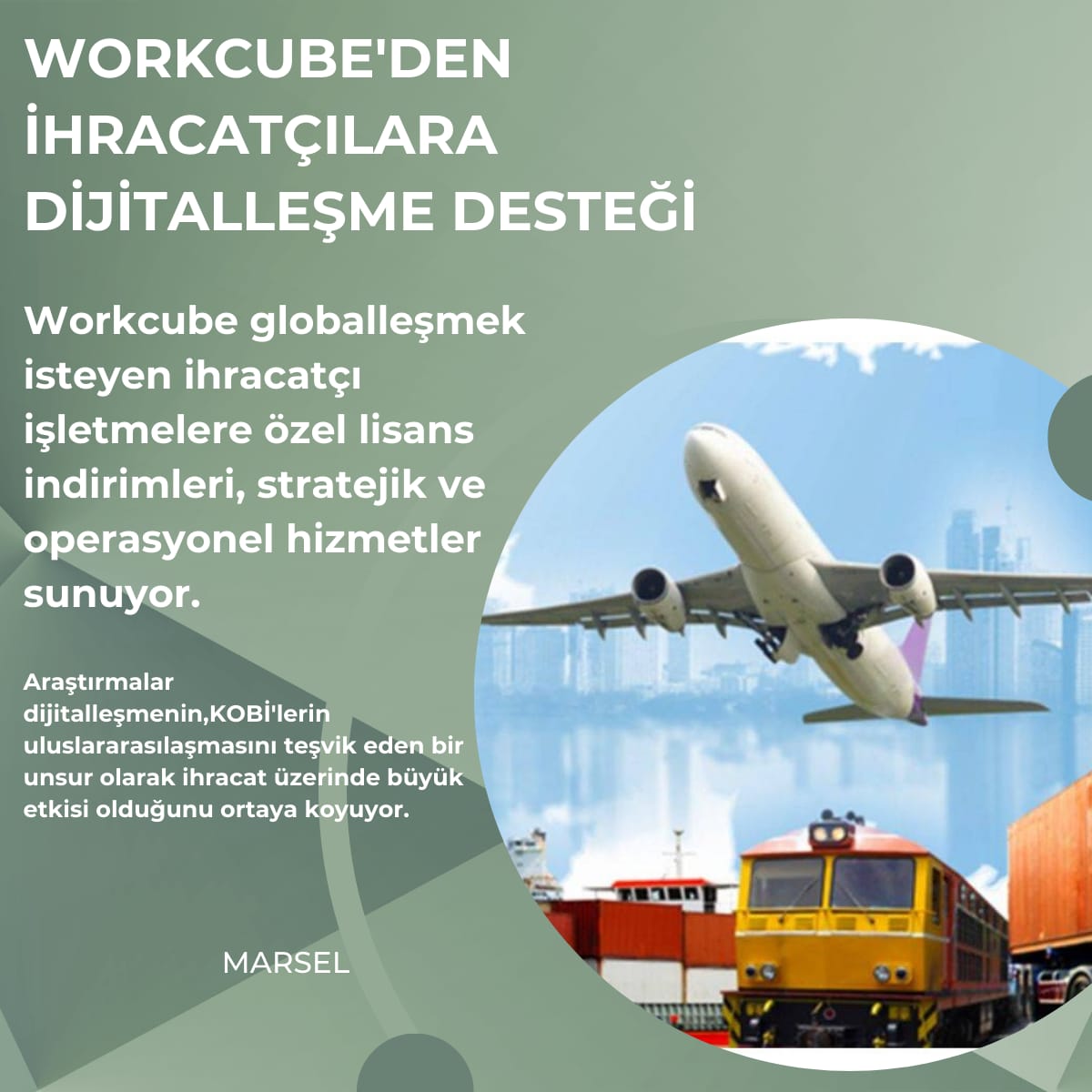 MarselBilisim's tweet image. Günaydın,güzel bir haftanız olsun :)
Workcube olarak bu güne kadar yüzlerce müşterimizin ihracat yoluyla verimli, düşük maliyetli stratejilerle yeni pazarlarda yaygınlaştığına ve iş hacmini büyüttüğüne tanık olduk.
-𝐌𝐀𝐑𝐒𝐄𝐋
#marsel #marselbilisim #workcube