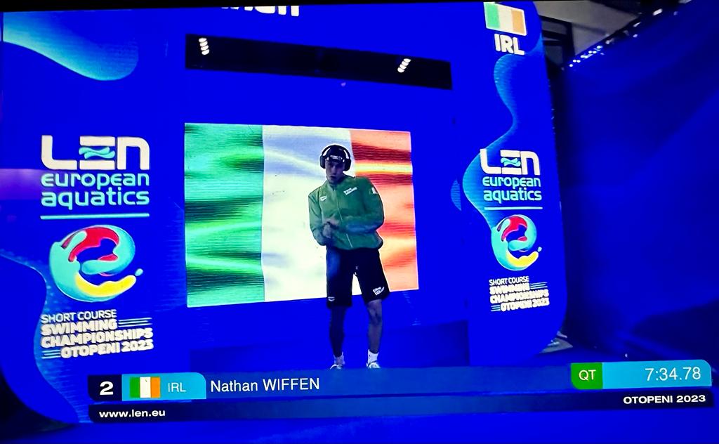 2nd final in 1st int'l meet @wiffen_nathan #LENOtopeni2023 your hard work has paid off in your fantastic big pbs @ben_wiffen95 @andimanley @Mikepeyrebrune @Lboroswimming @swimireland @TeamIreland @_SportNI @sportireland @SilverHatchSP @MaryPetersTrust @SwimUlster @LarneSwimClub