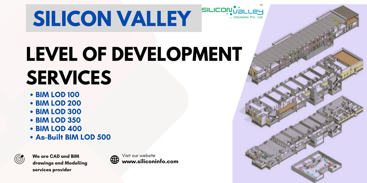 silicon_ltd's tweet image. Silicon Valley has garnered a strong reputation for its expertise in BIM LOD 300, BIM LOD 400, and BIM LOD 500 services, significantly contributing to various stages of building project development.
#LevelOfDevelopment #BIMServices #BIM #LODBIM 

➡️siliconinfo.com/building-infor…