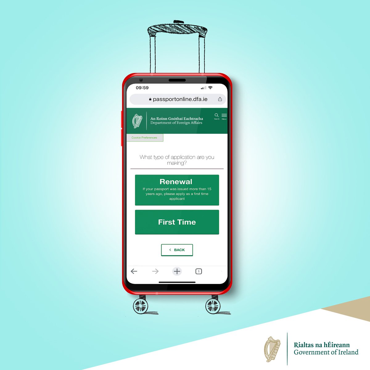 🎄Thinking of travelling abroad during Christmas holidays?

✈️Don't forget to #LookBeforeYouBook and make sure your passport is in date and valid for the duration of your stay.

ℹ️ If it’s not, you can apply for a renewal online 👉 dfa.ie/passportonline