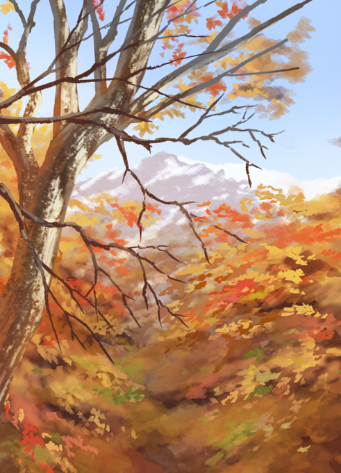 秋色。 #wip