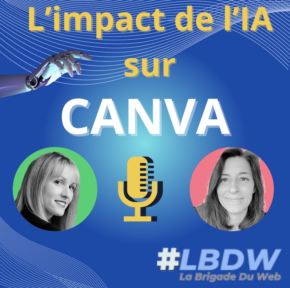 ‼️Quel est l'impact de l'#IA sur <a href="/Canva/">Canva</a> ?
Découvrez les nouvelles fonctionnalités décryptées par <a href="/emiliemarquois/">Emilie Marquois</a> &amp; <a href="/CelineBeckrich/">dis Celine💋 Instagram et réseaux sociaux</a> dans ce nouveau podcast 🎙️produit par La Brigade Du Web 
C'est ici 👇
▶️podcast.ausha.co/inspire-your-b…
#socialmedia #creation #Innovations