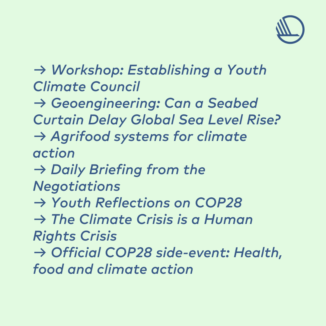 Etter to uker med livlige debatter, innsiktsfulle presentasjoner og interaktive workshops op #COP28, er det nå tid for refleksjon. Vi runder av med 'Conclusions &amp; Reflections'.
Se live her: norden.org/en/information…
Om vårt offisielle COP28 sidearrangement: norden.org/en/event/offic…