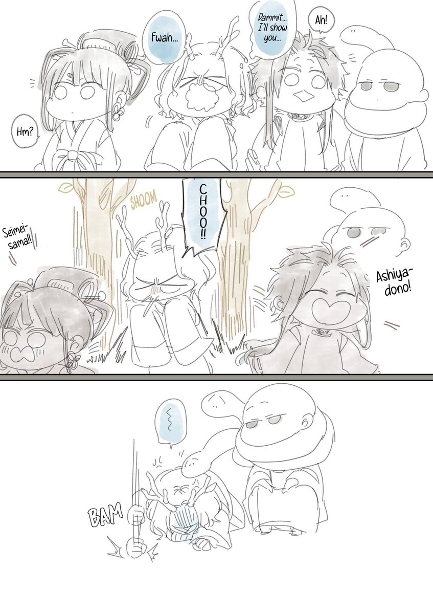 TL] The four gods' sneezes 🔥⚡️🌳💧