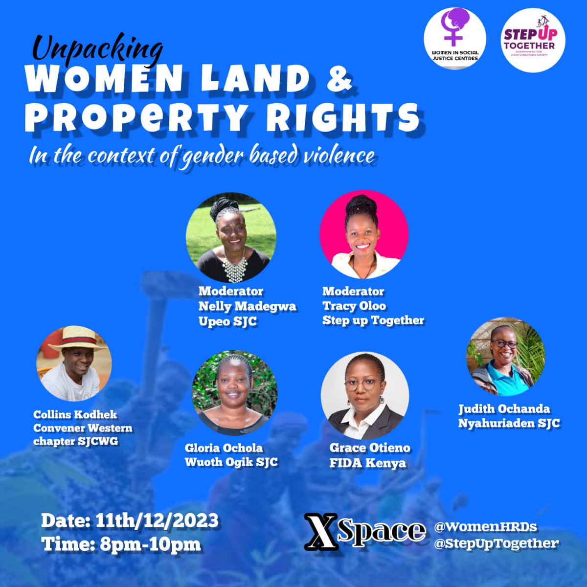 Let's join the twitter space tonight #FoodSecurity #Landfoodandfreedom @UhaiWetu @WomenHRDs @equalitynow @Article43Rights @StepupTogether