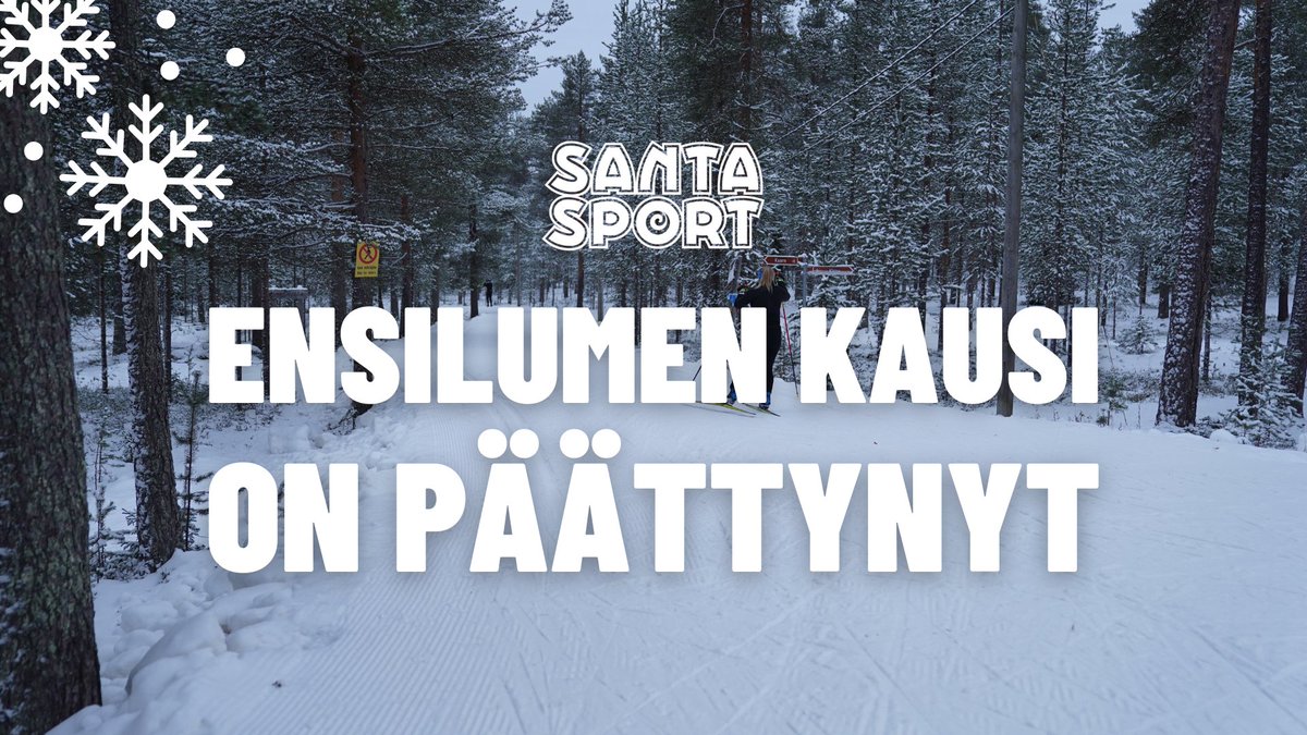 Ensilumenladun maksullisuus kaudelta 2023 on päättynyt! Latua saa käyttää tästä eteenpäin vapaasti ja maksutta.

Kiitos kaikille hiihdon harrastajille aktiivisesta ensilumen kaudesta ja iloisia kilometrejä alkaneelle talvelle!❄️

#Santasport #Rovaniemi #Ounasvaara