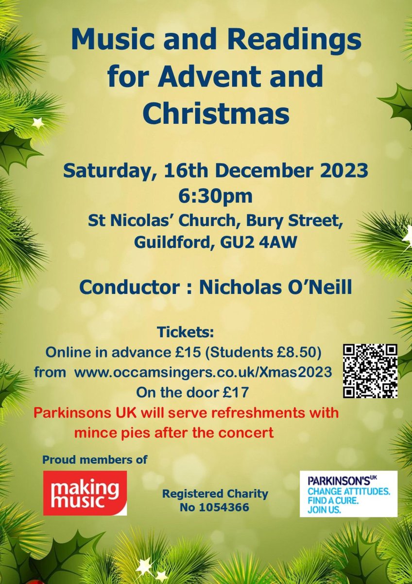 It’s next weekend! I hope you have your tickets! Christmas starts here…..