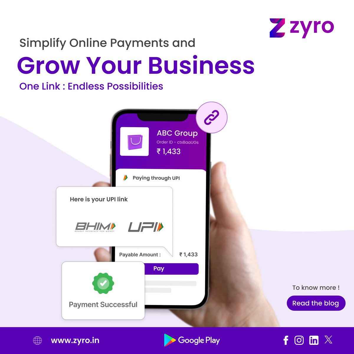 myzyro's tweet image. Experience big business gains with Zyro's streamlined payment solutions! Unlock new possibilities for your business and reach new heights with a fail-proof payment platform. 🌐💸 

#ZyroPayments #PaymentService #FasterPayments #SecurePayments #BusinessGrowth