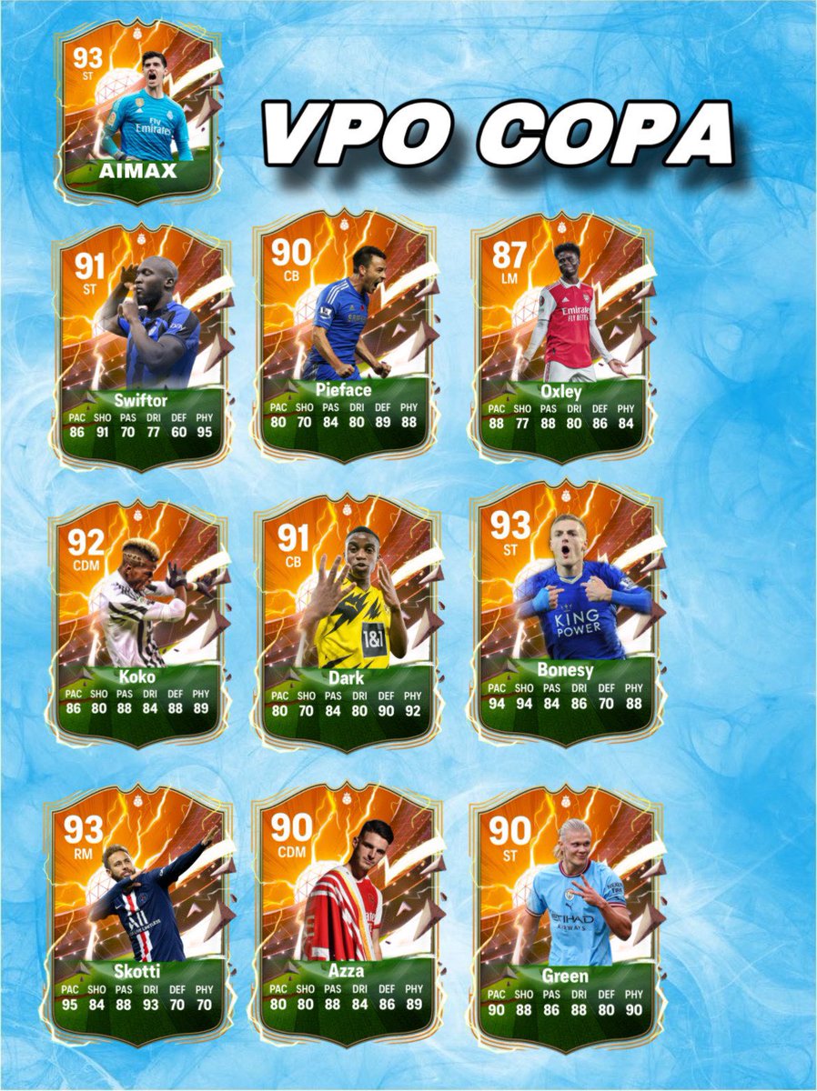 vpogaming's tweet photo. TOTT for COPA and Pre Season Cup!

Join our discord here: https://t.co/KziWLA8KWg https://t.co/2k6t3cLFHs