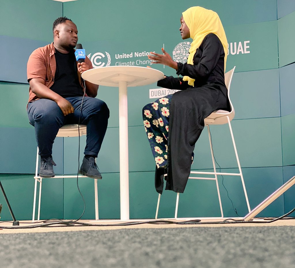 Communication work is beautiful. Tense. Strenuous. But always exciting. Even moreso at #COP28. I had to sit with my colleague @DeanBhebhe for hours late last night as @ZeynWandati hosted him on @ntvkenya to talk about the outcome of the current #ClimateCrisis negotiations.