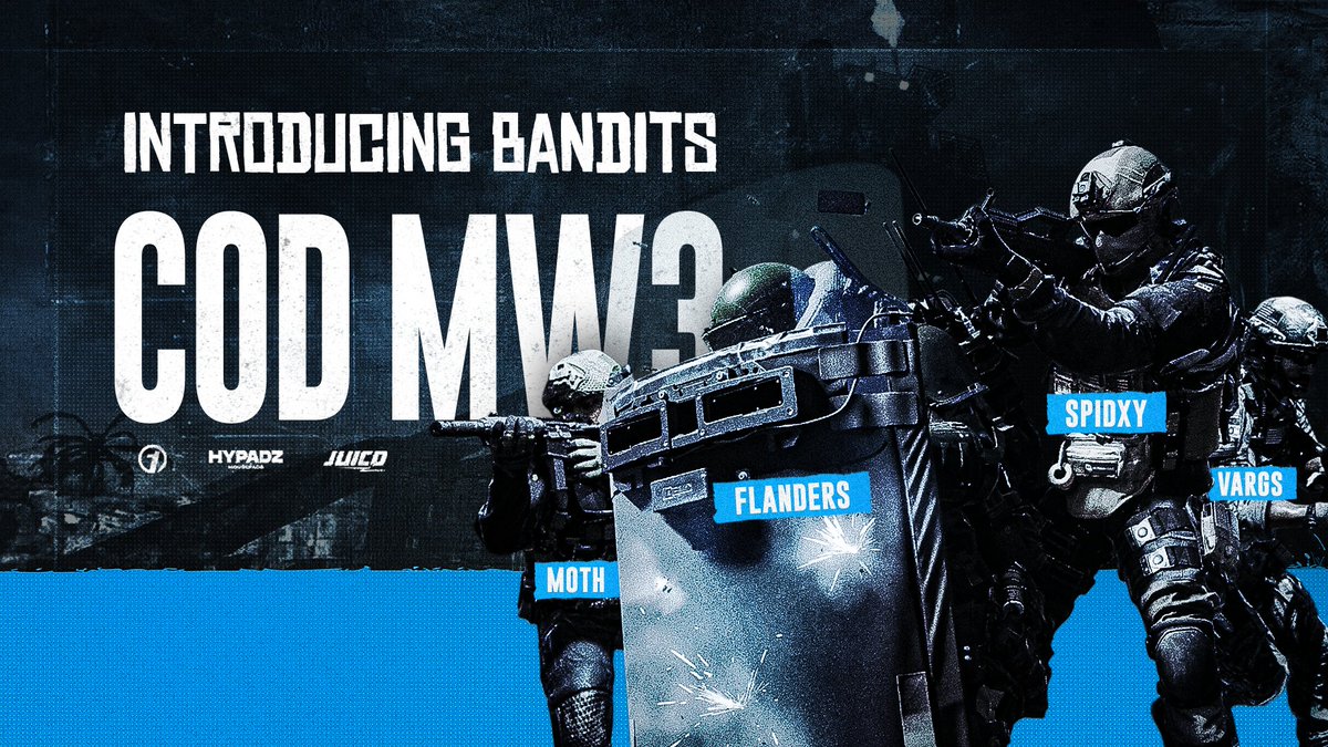 Bandits 🤠 (@banditsesc) on Twitter photo 🤠 Announcement 🤠
Please help us welcome our newest COD team.
<a href="/MothBP/">𝔅𝔯𝔢𝔱𝔱</a> 🔫
<a href="/Spidxy_t/">Tuv</a> 💣
@vargszzz 🔪
@FlandersCOD 🏆
#TakingWhatsOurs | <a href="/JUICDenergy/">JUICD Energy</a> | <a href="/hypadz/">Hypadz Au</a> | <a href="/OSES_AU/">One Stop Esports Shop</a> 🤠 Announcement 🤠
Please help us welcome our newest COD team.
<a href="/MothBP/">𝔅𝔯𝔢𝔱𝔱</a> 🔫
<a href="/Spidxy_t/">Tuv</a> 💣
@vargszzz 🔪
@FlandersCOD 🏆
#TakingWhatsOurs | <a href="/JUICDenergy/">JUICD Energy</a> | <a href="/hypadz/">Hypadz Au</a> | <a href="/OSES_AU/">One Stop Esports Shop</a>
