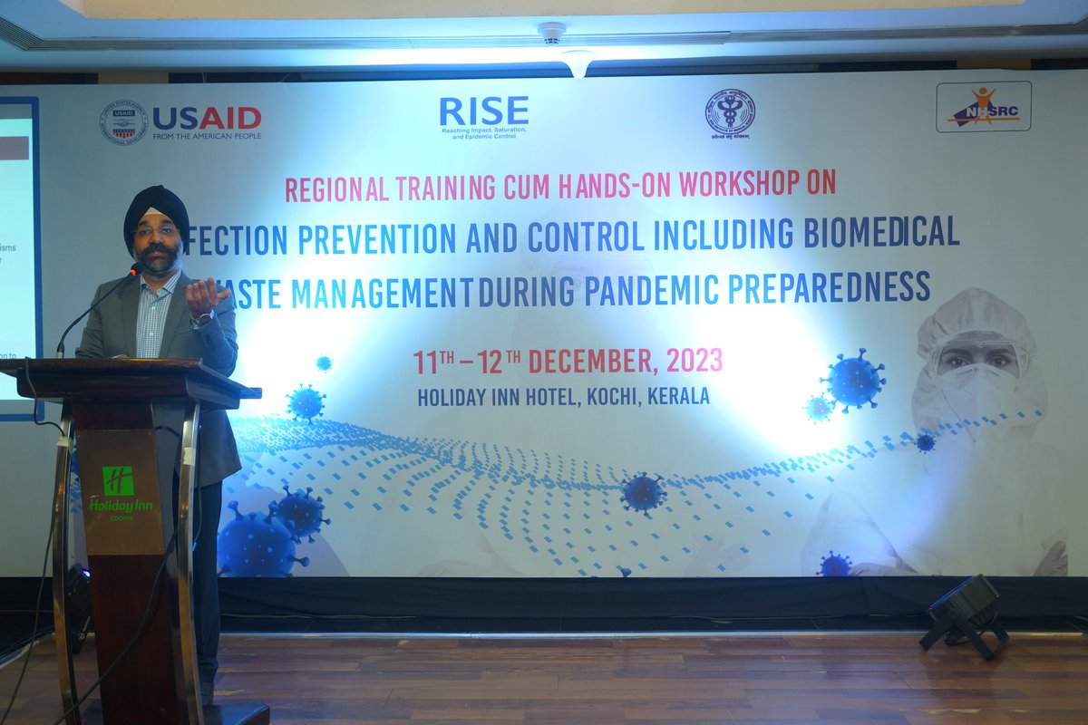 In action on day 1! participants at the 2-Day training workshop on Infection Prevention and Control including Biomedical Waste Management during Pandemic Preparedness @usaid_india @aiims_newdelhi @VijayPaulraj123 @JhpiegoIndia #IPC #BMW #OneHealth