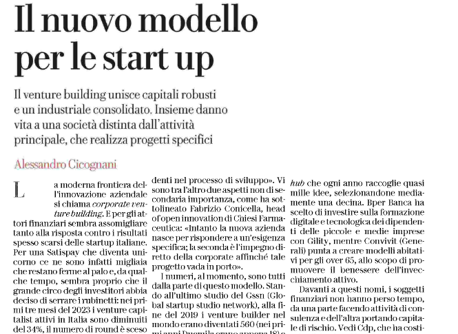 infocamere's tweet image. 👾La moderna frontiera dell'#innovazione aziendale

🗞️"Il nuovo modello per le #startup" via @RepubblicaAF 

#venturebuilding @GELLIFYgroup @Leonardo_IT @AeroportidiRoma @GruppoCDP @CariploFactory @jongovi @fraasco85 @cinziasams