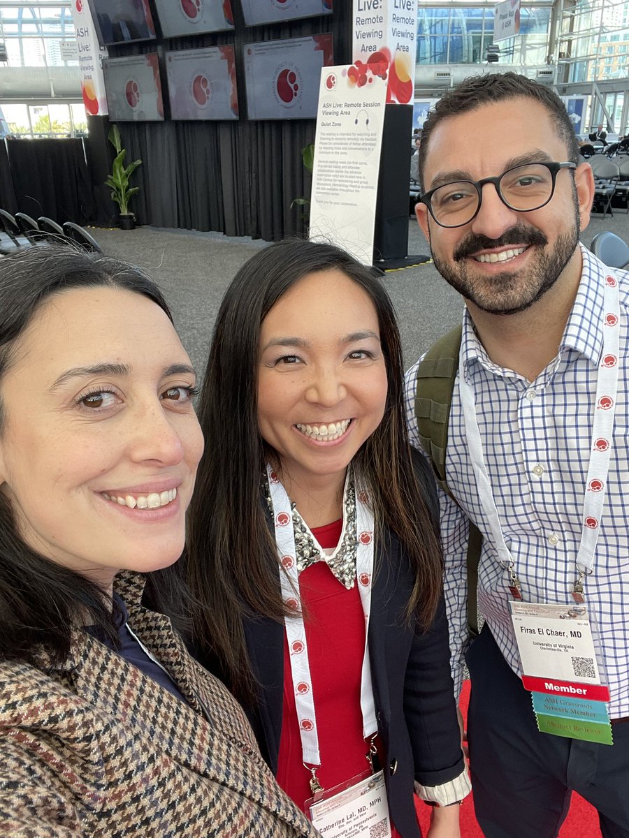 Dr. Catherine Lai (@katielaimd_mph) on Twitter photo Hanging out with my DC contingent! <a href="/FirasElChaer/">Firas El Chaer, MD, MSHCM</a> <a href="/SamahNd/">Samah Nassereddine MD</a> #ASH2023 Hanging out with my DC contingent! <a href="/FirasElChaer/">Firas El Chaer, MD, MSHCM</a> <a href="/SamahNd/">Samah Nassereddine MD</a> #ASH2023