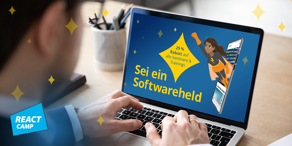 camp_react's tweet image. Diese Gelegenheit willst du nicht verpassen❗ Profitieren nur noch diesen Monat von unserem exklusiven 25% Heldenrabatt  🎉 
Werde jetzt entwickler.de-Fullstack-Abonnent und sichere dir satte Ersparnisse für dein Ticket
Mehr Infos: ow.ly/cUaX50QbUQA