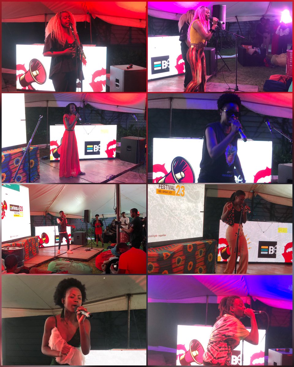 Great performances from our artists at Bokola Festival #Bokola23 last Saturday 🎤👌🏼🔥🔊 @accountlabzw @MagambaNetwork @BansheeZw @ReichMusicZw @NyashaVengesai2 @PekaynaZw @AbujaLaliG @MusicMutasa @VanieTombe @Oxzy_Zw @AmandaTayteTait @DANKILLAH13