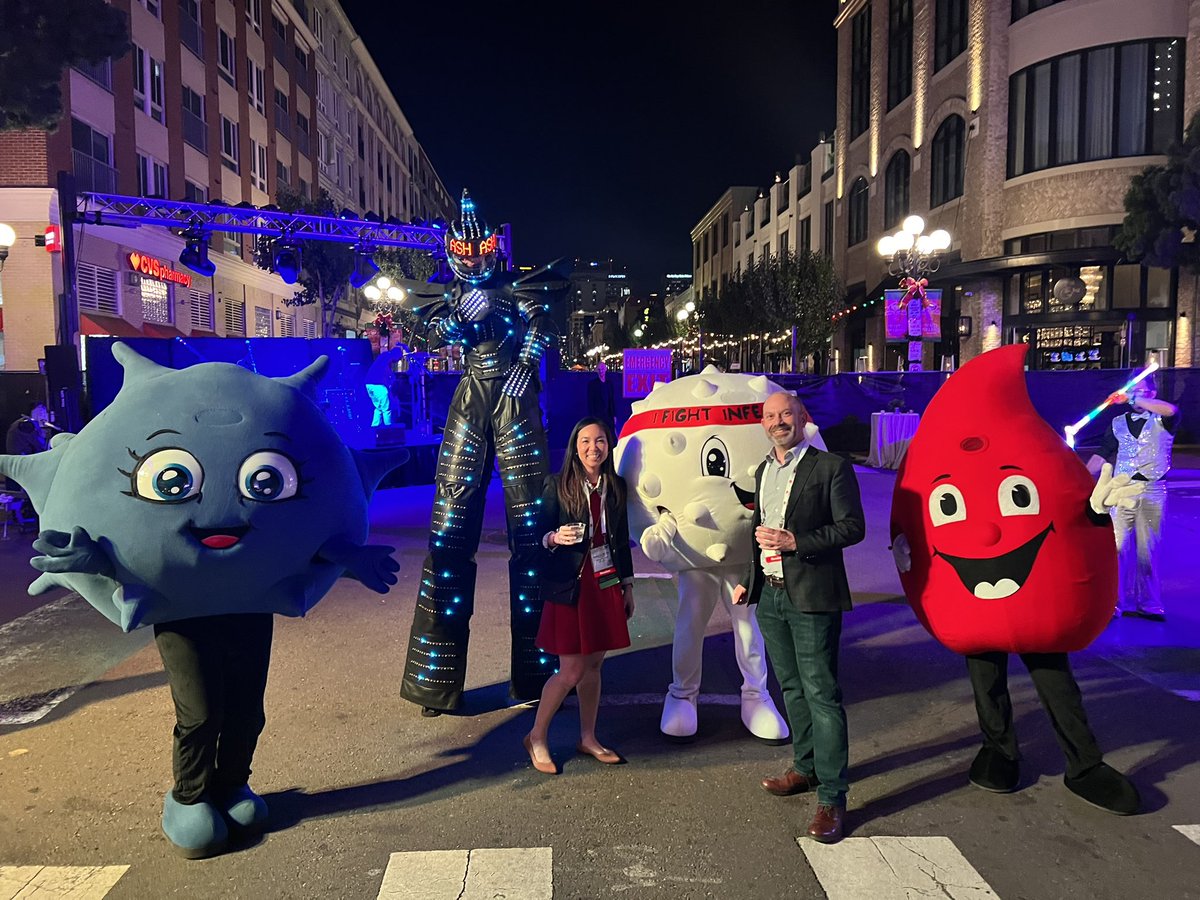 Dr. Catherine Lai (@katielaimd_mph) on Twitter photo I got <a href="/PratzKW/">Keith W Pratz MD</a> to pose with me and my favorite blood cells! Anyone know what the other figure is supposed to be? #ASH2023 I got <a href="/PratzKW/">Keith W Pratz MD</a> to pose with me and my favorite blood cells! Anyone know what the other figure is supposed to be? #ASH2023