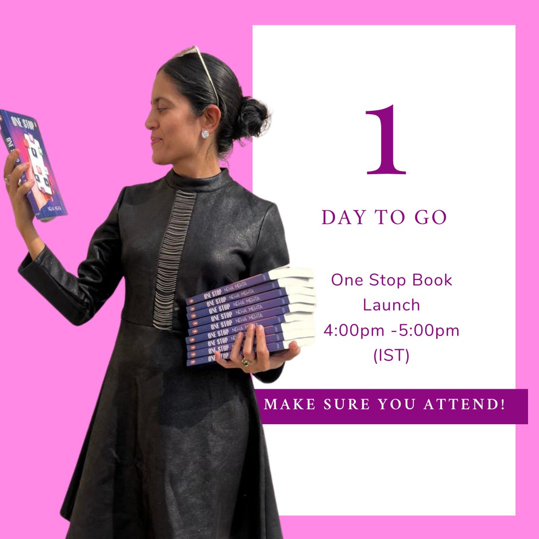 Are you attending the launch? One Stop by Neha Mehta will be launching on the 12th of December. Join this link to attend: linkedin.com/events/livelau…