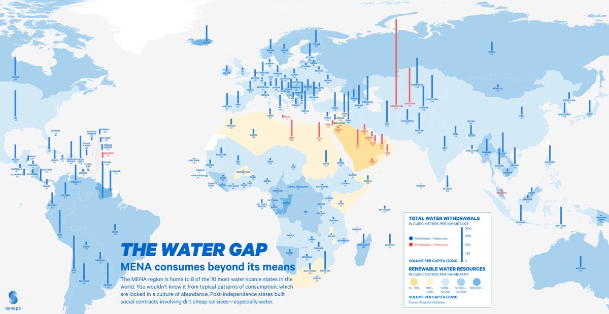 COP28 is a weird distraction from mass atrocities in Gaza. But the Middle East's many wars and crises have also served to distract from long-term, existential threats. In this series of maps, we make the dire question of water palpable, at a glance.