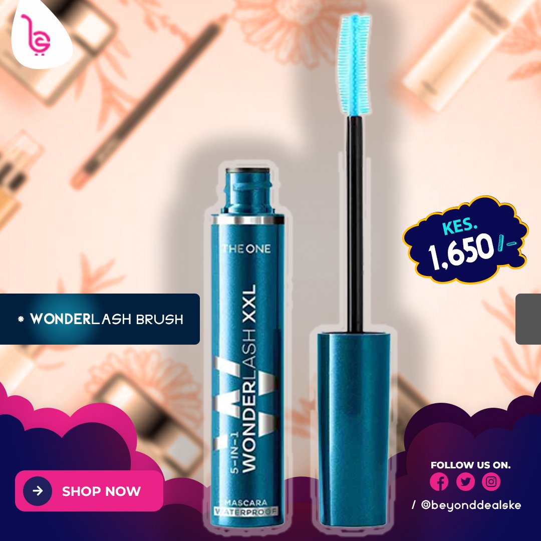 Make up products have also received discounts on our beyonddeals.co.ke like this The one wonder lash mascara that is going for Kshs.1650/=. 
Find it, Love it, Buy it. 
#beyonddealske #beyonddeals #BlackFriday2023 #BlackFriday #theone #wonderlash #mascara #makeup #deals