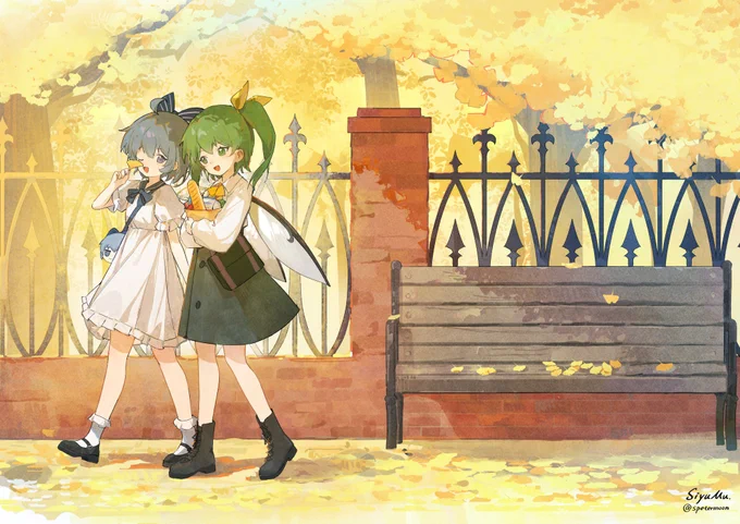 2023チルノちゃんの四季絵 #東方Project