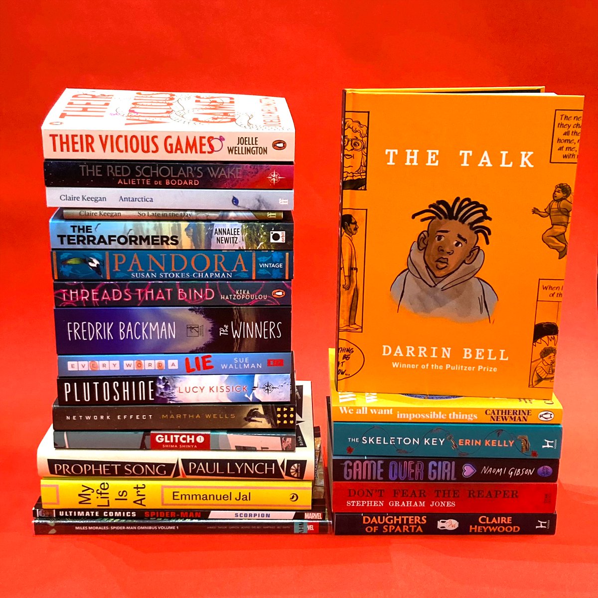 If you thought it's too late in term for new books, think again! These great new titles are available to borrow for the holiday - find them on the new books displays or ask a librarian to reserve them. @DulwichCollege @joelle_welling @naomigwrites @SueWallman @aliettedb