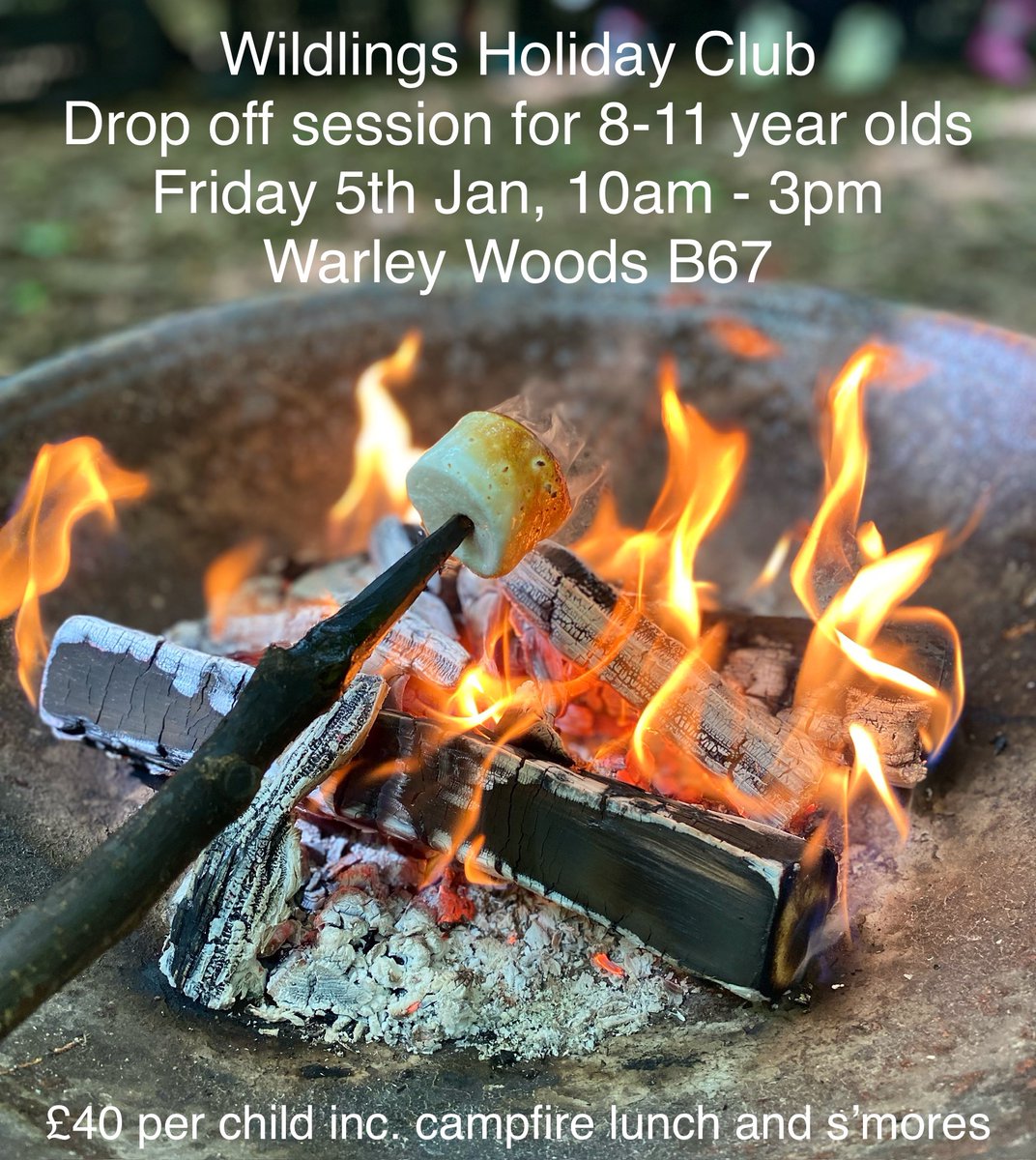 Get the kids out of Christmas hibernation &amp; into the woods for a day of active play &amp; learning with our forest school leaders
Includes:
🏕️den building
🌿basic safe tool use
🌳 fire lighting 
🔥campfire cooking 
🪵plenty of time to play &amp; relax!

 bookwhen.com/wildlives