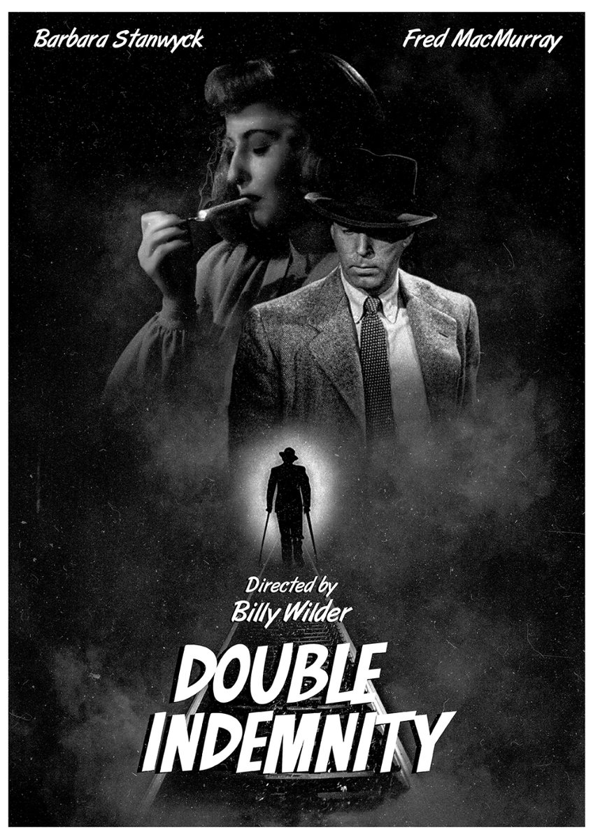Je vous présente ma nouvelle affiche alternative.
Consacrée cette fois ci au film Double Indemnity de Billy Wilder, sorti en 1944.
N’hésitez donc pas à partager si vous appréciez le résultat. 
#DoubleIndemnity #BillyWilder #FredMacMurray #BarbaraStanwyck
#posterspy