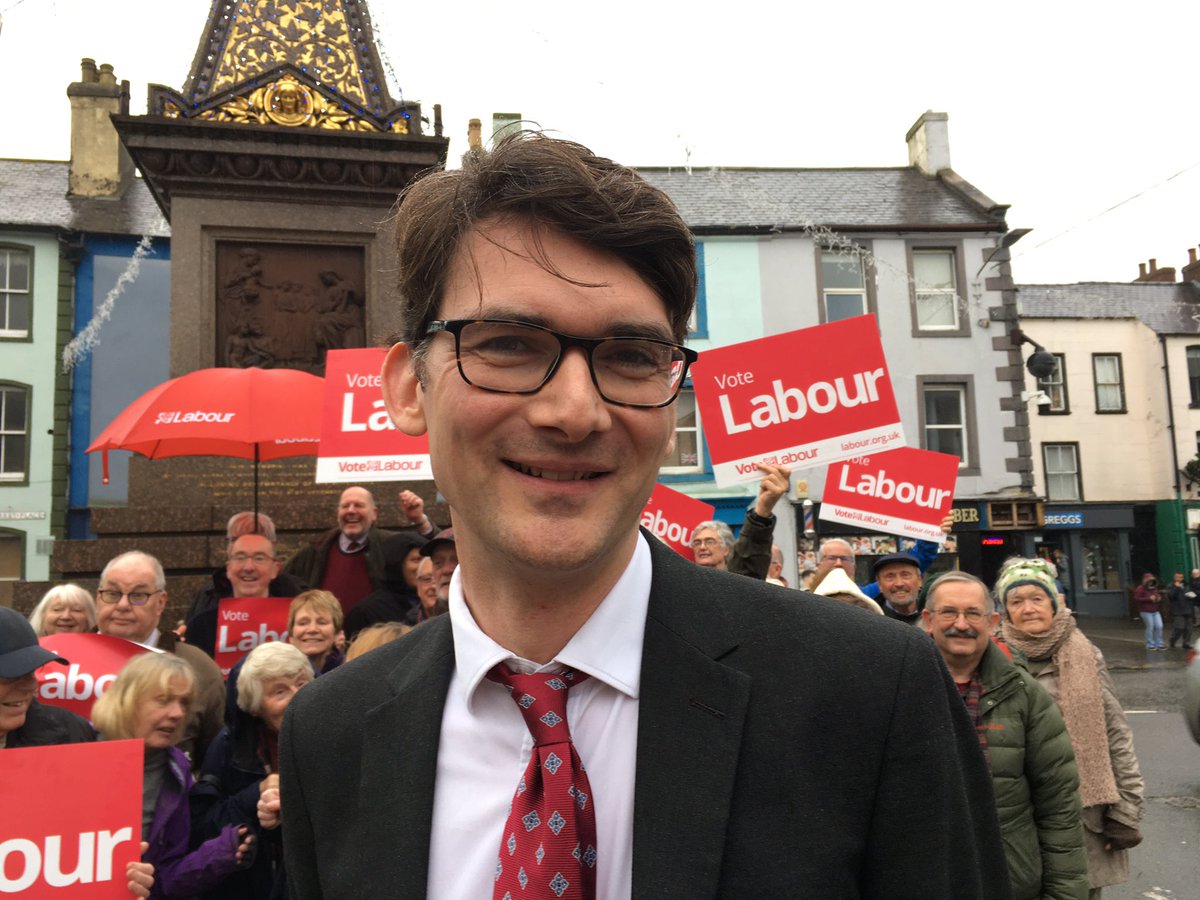 We’re introducing you this week to our newly selected candidate Markus Campbell-Savours @MCSavours (if you don’t already know him - many Cumbrians do). Born in Cumbria, went to school in Keswick and has been knocking on doors for Labour in our area since childhood 👏👏 👏