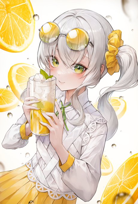 「髪飾り レモン」のTwitter画像/イラスト(新着)