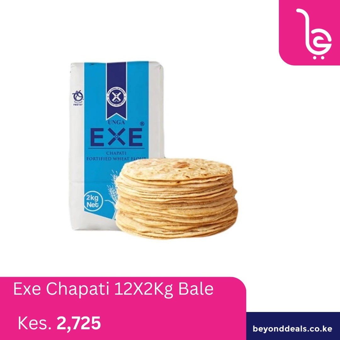 As the Christmas period approaches, Chapati is the staple food in Kenya and Exe chapati flour has been discounted to Kshs.2725/= on beyonddeals.co.ke. 
Find it, Love it, Buy it.
#beyonddealske #beyonddeals #BlackFriday2023 #BlackFriday #exe #chapatiflour #baking #discounts