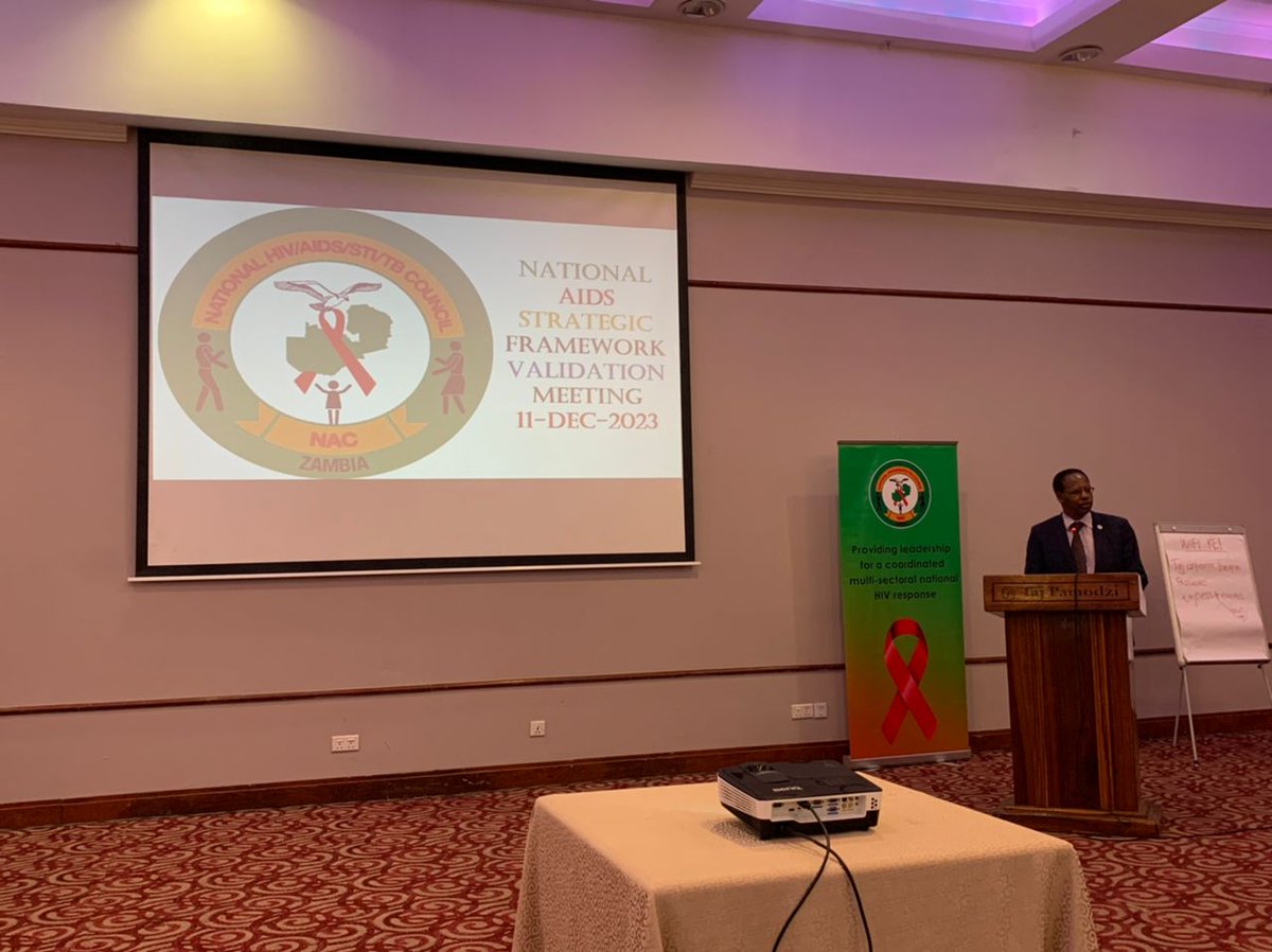 'The National AIDS Strategic Framework (2023-27) we are validating today is a tremendous milestone, and Zambia’s blueprint for #EndingAIDS by 2030.' Opening remarks at the launch of the #NASF by @UNAIDS Zambia Country Director, Dr. Tharcisse Barihuta