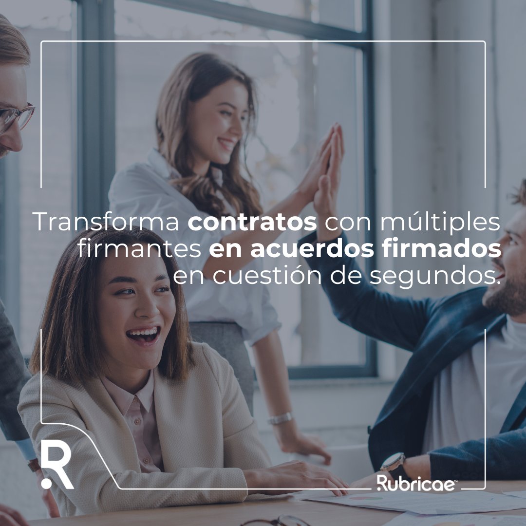 ✅ ¡Revoluciona la forma en que firmas contratos! Con Rubricae, transforma contratos con múltiples firmantes en acuerdos firmados en cuestión de segundos.

Agiliza tus operaciones hoy mismo: 👉 rubricae.com/secure/firma-e…   

#FirmaElectronica #SeguridadDigital