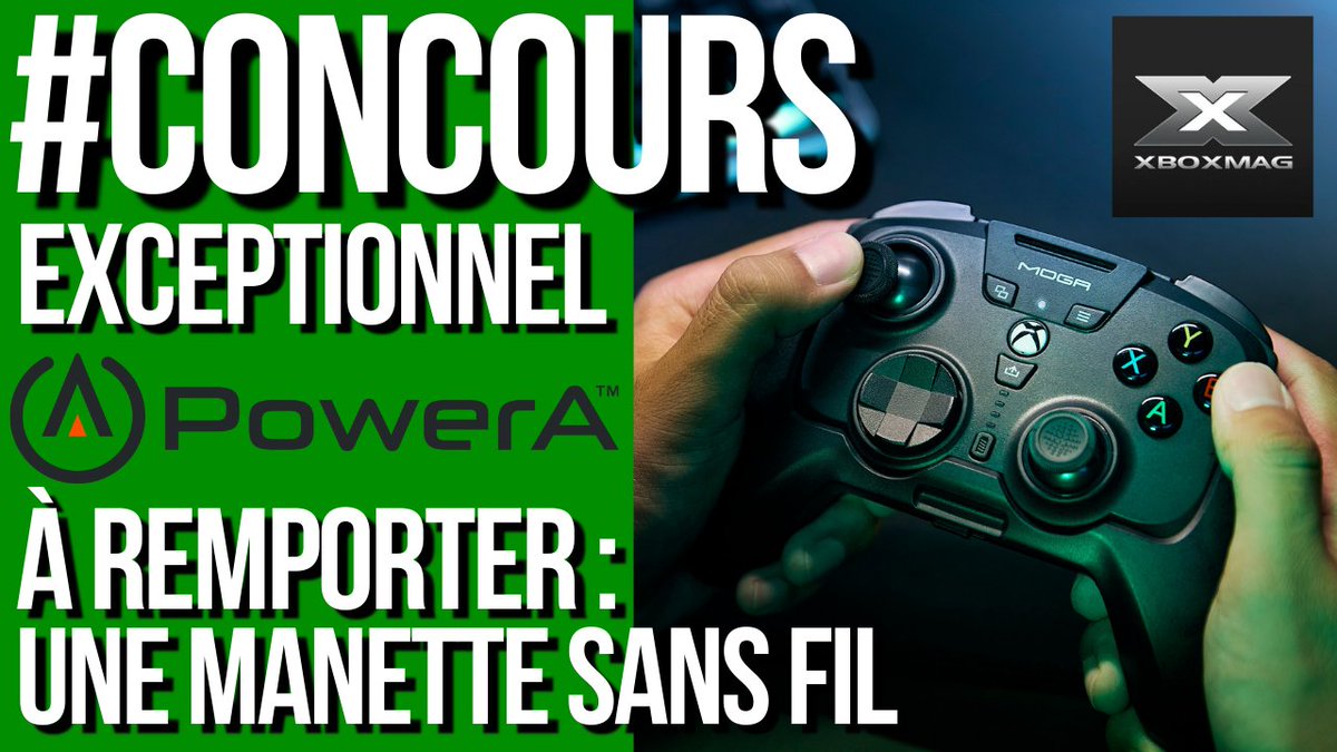Consoles_Mag's tweet photo. ⚫️🎄 Et encore un GROS CONCOURS ! #giveaway

Tentez de remporter une manette #Xbox SANS FIL, la MOGA XP-Ultra de @PowerA 🎮

Pour participer :
🍀 RT + Follow @XboxMag
🍀Tag un.e ami.e (ou plus)  
🍀 Follow notre chaîne : https://t.co/EbGl20oOLh

TAS le 25/12 📅🤞 https://t.co/vDREKPRVIY
