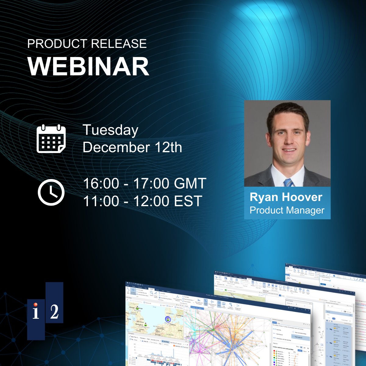 i2_group's tweet image. Discover the many new features in our latest #ProductRelease at tomorrow&apos;s webinar. As well as taking you through what&apos;s new, there will be live demos and the opportunity to ask our team questions.

👉 bit.ly/46TuvwW

 #i2AnalystsNotebook #iBase
