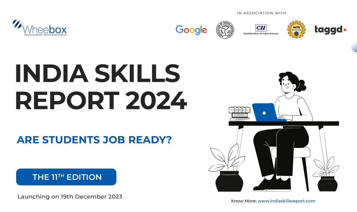 Mark your calendars for December 19, 2024, as we join hands with industry leaders - Confederation of Indian Industry, Google, Association Of Indian Universities, AICTE, and Taggd - to present a groundbreaking exploration into the preparedness of India's youth for the job market.