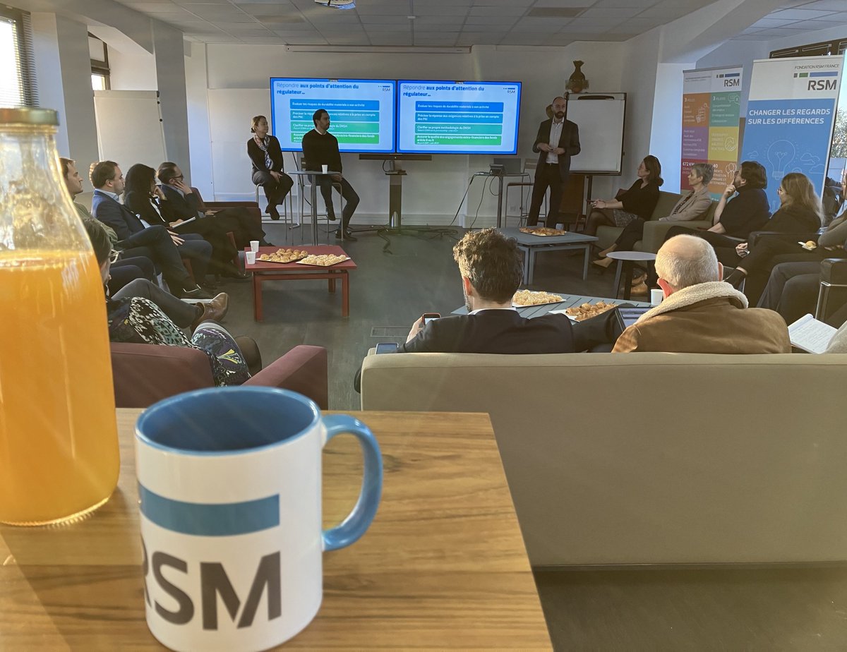RSM France (@rsmfrance) on Twitter photo ☕Mercredi dernier les experts de <a href="/RSMFrance/">RSM France</a> et Alchimie Conseil ont eu le plaisir de réunir leurs clients du #PrivateEquity pour aborder les enjeux #ESG de la règlementation #SFDR en vigueur depuis 2 ans.
En savoir plus sur notre offre finance durable
👉 rsm.global/france/fr/nos-… ☕Mercredi dernier les experts de <a href="/RSMFrance/">RSM France</a> et Alchimie Conseil ont eu le plaisir de réunir leurs clients du #PrivateEquity pour aborder les enjeux #ESG de la règlementation #SFDR en vigueur depuis 2 ans.
En savoir plus sur notre offre finance durable
👉 rsm.global/france/fr/nos-…
