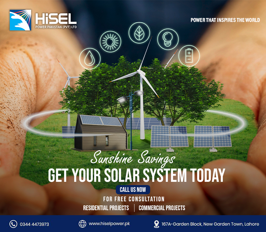 #SunshineSavings  Get your solar system today and zero your electricity bills with us.

For more quarries contact # 0344 4473973
Get a Free Quote according to your requirement !
.
.
.
.
.
.
.
#hiselpower #electricitybills #chosesolar #bahriatownlahore
#BahriaEnclave #bahriatown