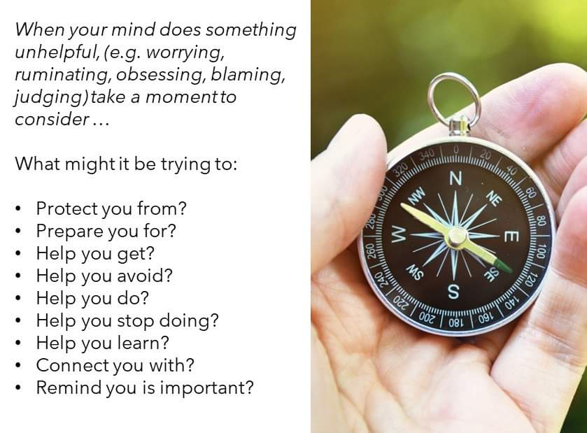 It can be easy to fall in to wrestling with our minds when they go into overdrive.  Russ Harris has some useful things to consider. #ACT #Acceptance