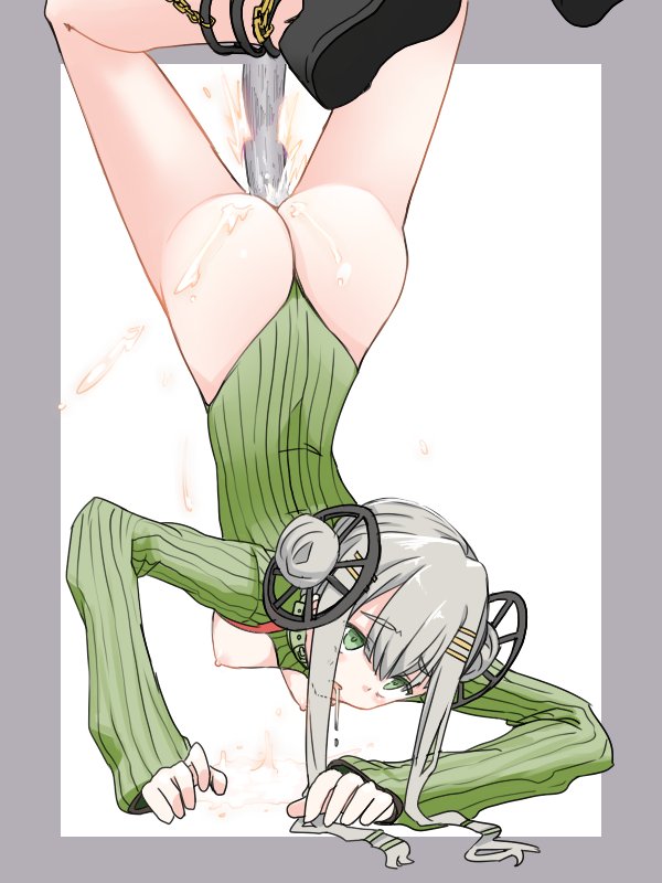 変身逆さ釣り+機械責め 