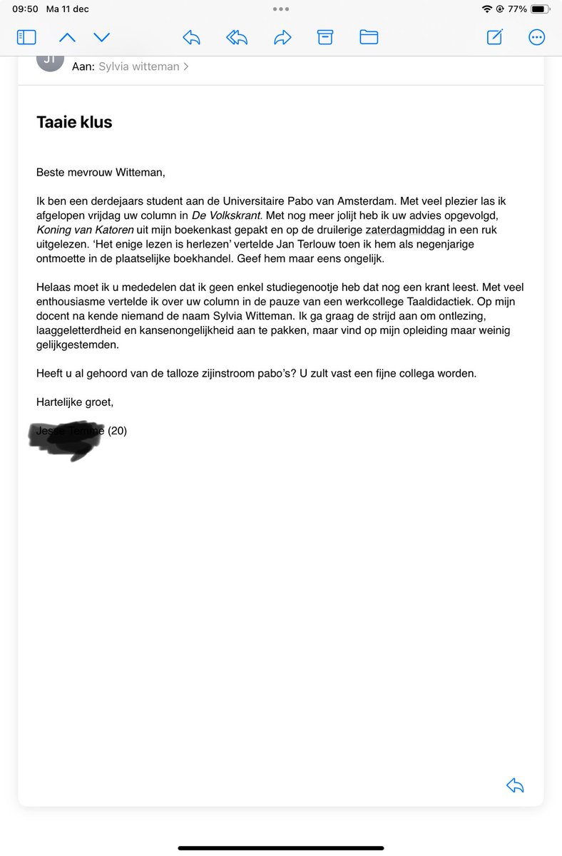 Sylvia Witteman tweet media