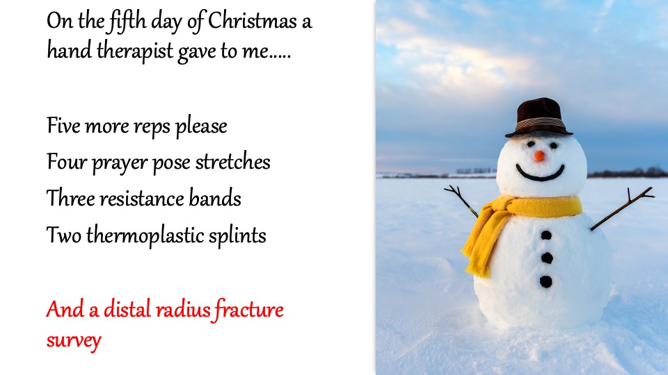 Catherine Rolls (@rolls_catherine) on Twitter photo 👇Survey Survey Survey 👇
UK therapists working with wrist fracture patients, Please complete this survey on PROMs and retweet.
qfreeaccountssjc1.az1.qualtrics.com/jfe/form/SV_br…
<a href="/HayleySmith1902/">Hayleysmith</a> <a href="/brightchicky/">Christy Fowler</a> <a href="/The_Pulvertaft/">The Pulvertaft</a> <a href="/Jenniferclane/">Jennifer</a> @officialCAPHR 👇Survey Survey Survey 👇
UK therapists working with wrist fracture patients, Please complete this survey on PROMs and retweet.
qfreeaccountssjc1.az1.qualtrics.com/jfe/form/SV_br…
<a href="/HayleySmith1902/">Hayleysmith</a> <a href="/brightchicky/">Christy Fowler</a> <a href="/The_Pulvertaft/">The Pulvertaft</a> <a href="/Jenniferclane/">Jennifer</a> @officialCAPHR