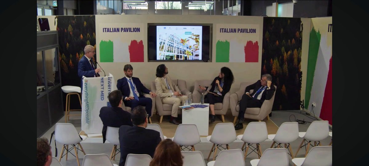 #COP28 #ItalianPavillon 🇮🇹

Med-EcoSuRe was present, through <a href="/UNI_FIRENZE/">Università di Firenze</a>, to share its innovative toolkit for eco-friendly and aesthetic #renovation processes of #university #buildings ☀️💡🏦

#WEMED @ENICBCMed