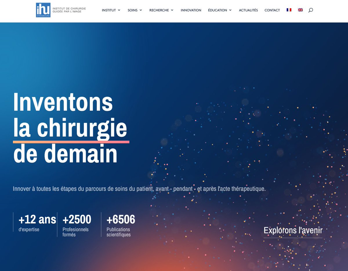 New IHU Strasbourg Website - Explore Our Digital Makeover ! 🚀 We are thrilled to announce the big news: the brand new IHU Strasbourg website is live and ready to dazzle you! ihu-strasbourg.eu